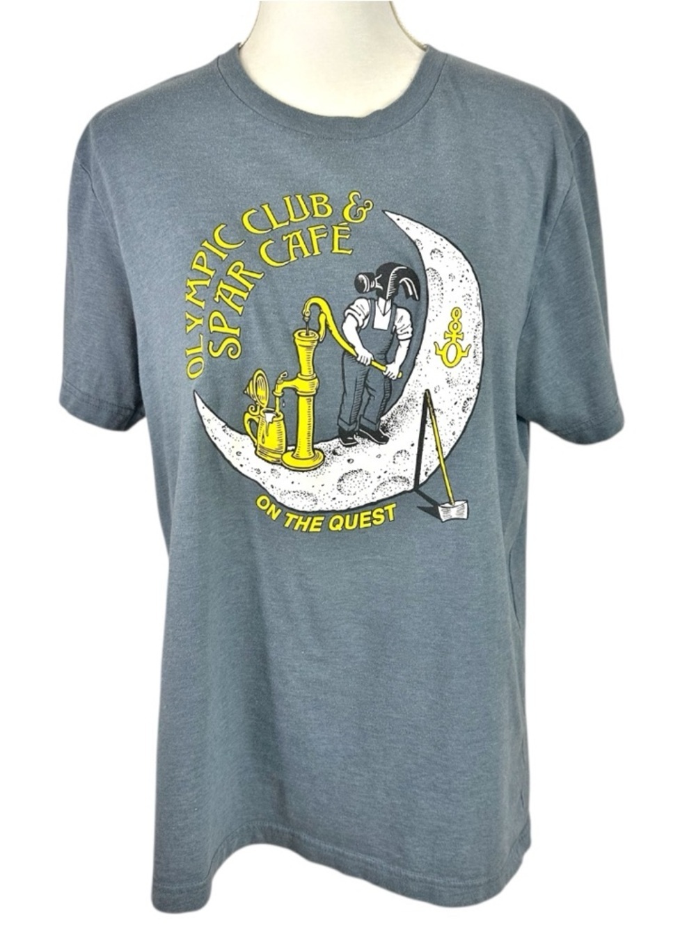 McMenamins Hammer Head Gray Logo Tee- Size L
